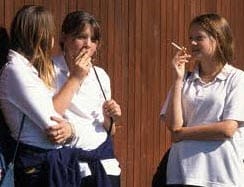 teens smoking